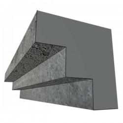 Molde em poliestireno EPS para cornija P7 150x150