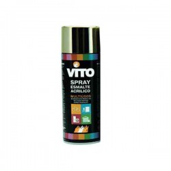 Tinta em spray acrílico cores metálicas dourado