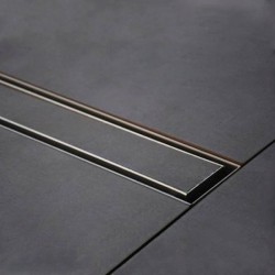 Canal de duche italiano em Inox com tampa rebaixada 65cm