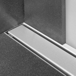Canal de duche italiano com acabamento em Inox 95cm