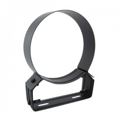 Abraçadeira c/apoio regulável 4/8 cm Inox Preto / antracite