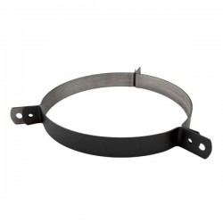 Abraçadeira segurança de telhado em Inox Preto / antracite
