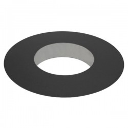 Remate com aba extra larga Inox Preto-Antracite
