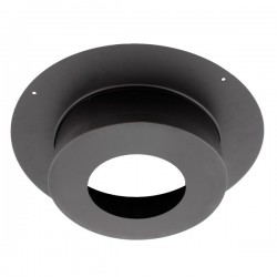 Remate de teto em madeira Inox Preto-anthracite