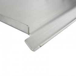 Placa/Chapa de Grelhar barbecue Inox 80x40