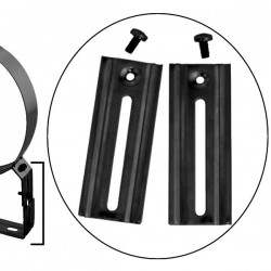 Extensão para abraçadeira de apoio regulável 9 a 16 cm Preto / antracite