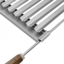 Grelha barbecue BBQ Argentina em aço Inoxidavel 58x38