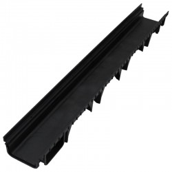 Canal de drenagem evolution PP Preto A15 100 x 12,3 x 7,5 cm