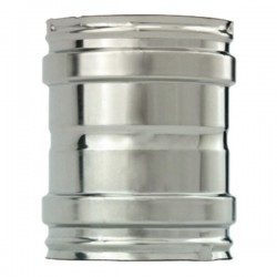 União fêmea para chaminé em Inox simples
