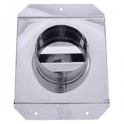 Chapéu para salamandra a Pellets em Inox simples
