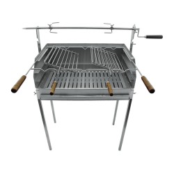 Barbecue BLAZE com Espeto e Pés em Inox 50x40 | Churrasqueira a Carvão