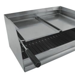 Chapa para picanha em Inox 68x38