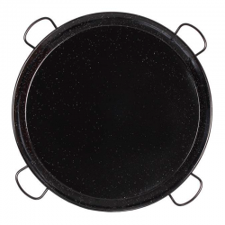 Frigideira para Paella de aço esmaltado com 4 pegas 115cm
