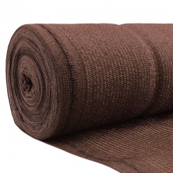 Rede sombra e ocultação 90% castanha 120gr 1,5x50m