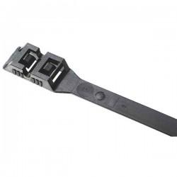 Abraçadeira cinto Poliamida cabeça dupla 9x360mm 100u