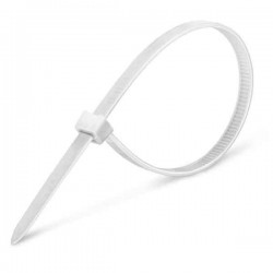 Abraçadeira Poliamida 6.6 200x2,6mm Branco 100u
