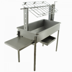 Churrasqueira BlazeElite com Grelha para Leitão e Espeto em Inox