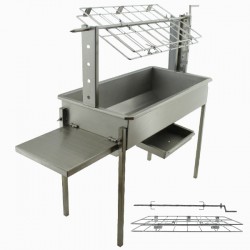 Churrasqueira BlazeElite com Grelha para Leitão e Espeto em Inox