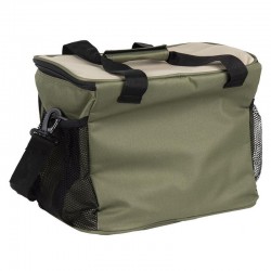 Saco térmico verde e bege 35l