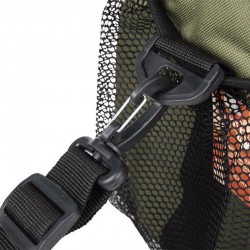 Saco térmico verde e bege 35l