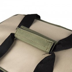 Saco térmico verde e bege 35l