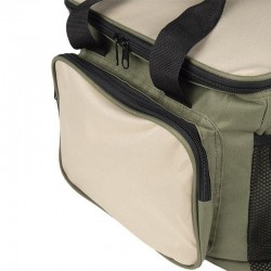 Saco térmico verde e bege 35l