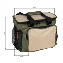 Saco térmico verde e bege 35l