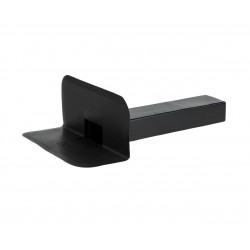 Boca de descarga horizontal quadrada - 100x100mm + adaptador Ø80 mm