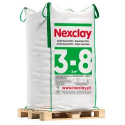 Granulo de argila expandida 8 - 12,5 mm big-bag 3 m3
