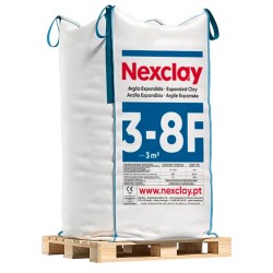 Granulo de argila expandida 6,3 - 12,5 mm big-bag 3 m3