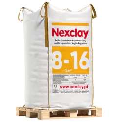 Granulo de argila expandida 8 - 16 mm big-bag 3 m3