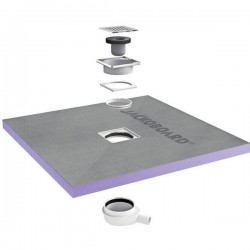 Base duche Jackoboard Aqua sifão centrado 1000x1000x40mm