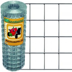 Rede AGRISALD galvanizada 25,4x25,4 - 1m x 25ml