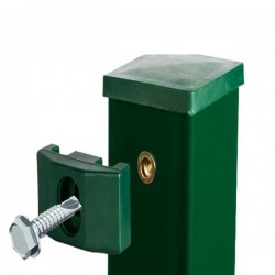 Abraçadeira TOP verde RAL6005 parafuso autoperfurante zincado