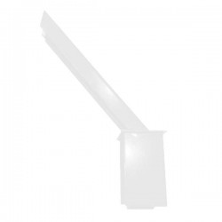 Baioneta fiada para arame farpado branco RAL9016
