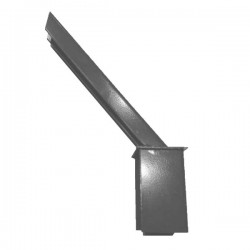 Baioneta fiada para arame farpado cinzento escuro RAL7016