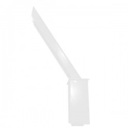 Baioneta de canto para arame farpado branco RAL9016