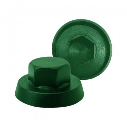 Tampa para bucha metálica verde RAL6005
