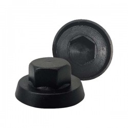 Tampa para bucha metálica preto RAL9005