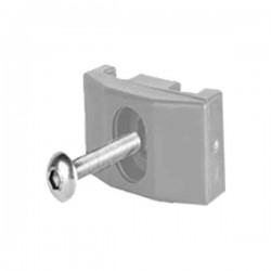 Abraçadeira TOP cinzento claro RAL7040 parafuso métrico inox