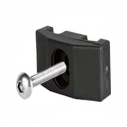 Abraçadeira TOP cinzento escuro RAL7016 parafuso métrico inox