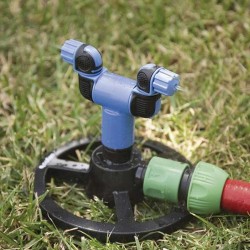 Nebulizador de Jardim de 2 Braços com Boquilhas Ajustáveis