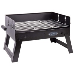 Barbecue de Carvão Portátil Dobrável | BBQ Compacto para Campismo