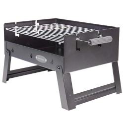 Barbecue de Carvão Portátil Dobrável | BBQ Compacto para Campismo