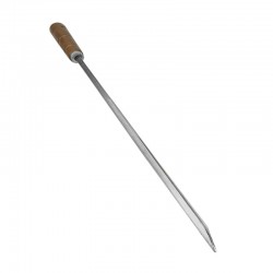 Espeto para churrasco BBQ 60 cm em aço Inox