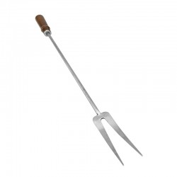 Garfo para churrasco BBQ 60 cm em aço Inox