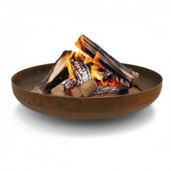 Lareira/Braseiro exterior BonBowl em Corten Ø150