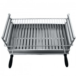 Grelhador FLAME em Inox 50x40 | Churrasqueira de Pousar