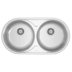 Lava-louças AIR-M6045 de encastrar 2 pias 83,5 X 44