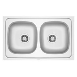 Lava-louças AIR-M2080 de pousar 2 pias 80 x 60